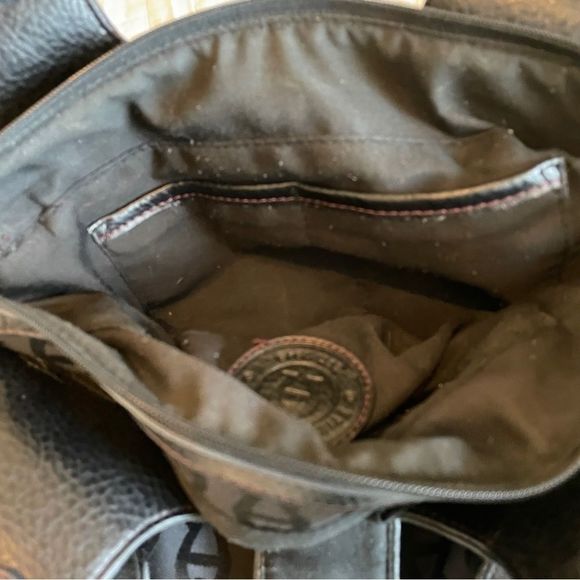 Etienne Aigner leather
 purse w/zipper and magnetic latch closure. 3 sections - Picture 9 of 16